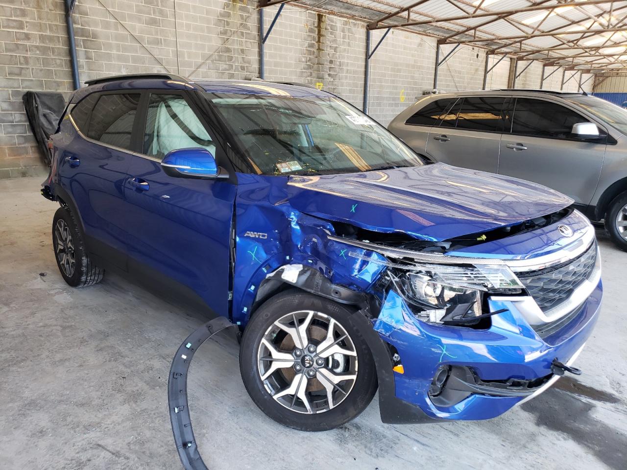 Photo 1 from auction – 2021 KIA SELTOS EX with VIN KNDERCAA1M7105065