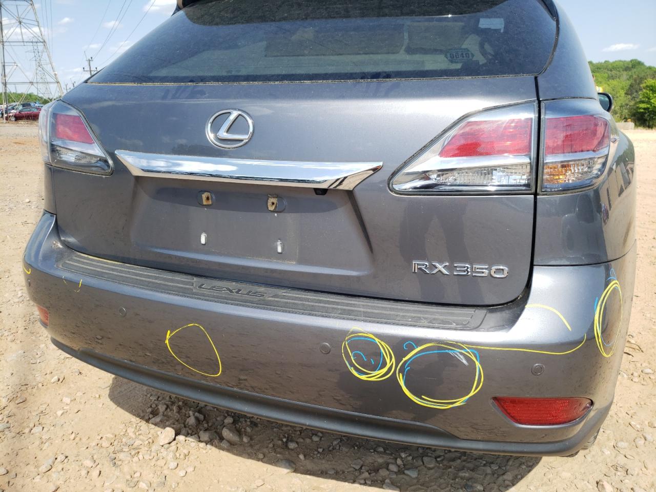Photo 9 from auction – 2013 LEXUS RX 350 BAS with VIN 2T2BK1BA5DC216867