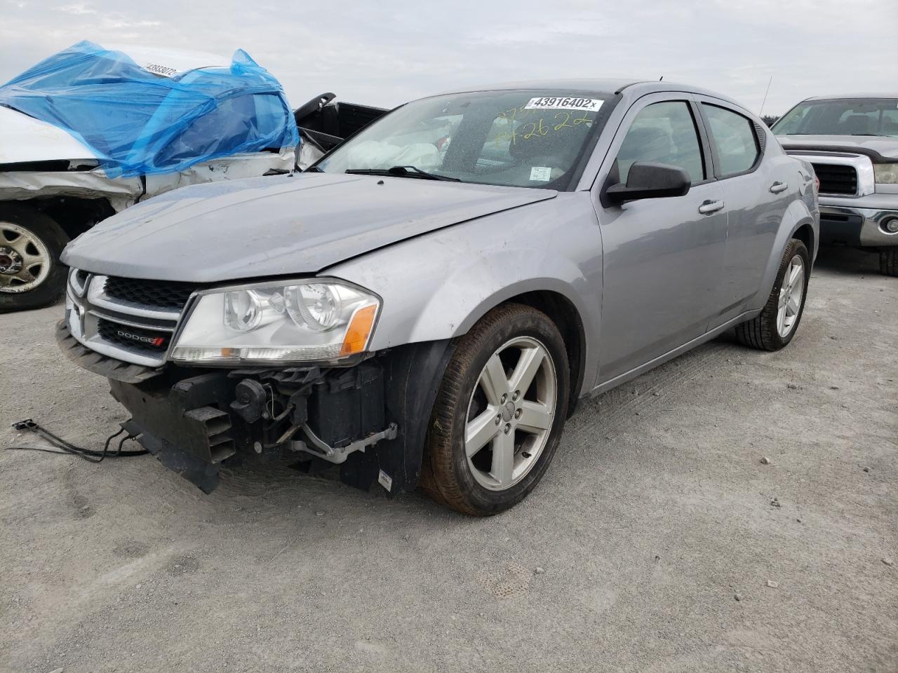 Photo 2 from auction – 2013 DODGE AVENGER SE with VIN 1C3CDZAB1DN536023