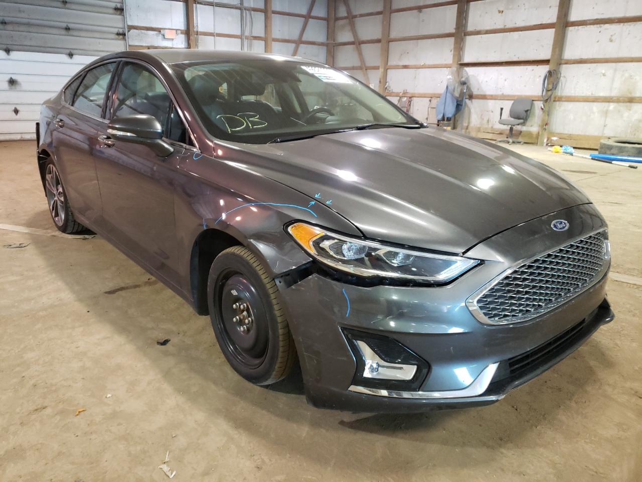 FORD FUSION TIT 2020 with VIN 3FA6P0D96LR193795 - Photo from auction