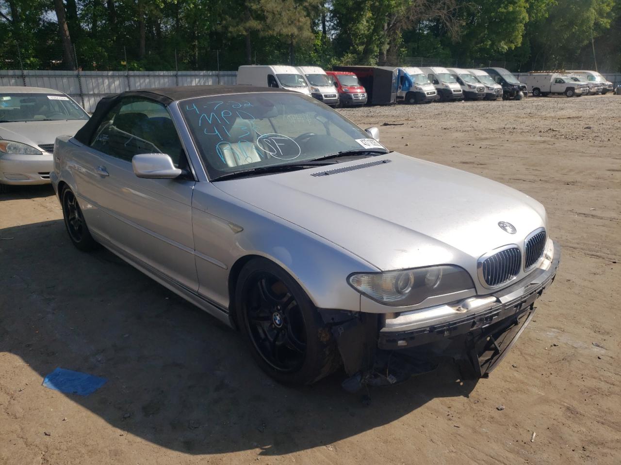 BMW 330 CI 2004 with VIN WBABW53424PL44135 - Photo from auction