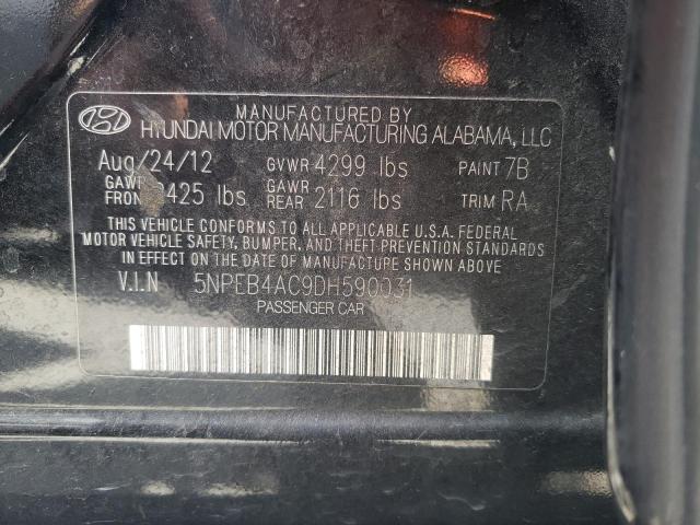 Photo 10 from auction – 2013 HYUNDAI SONATA GLS with VIN 5NPEB4AC9DH590031