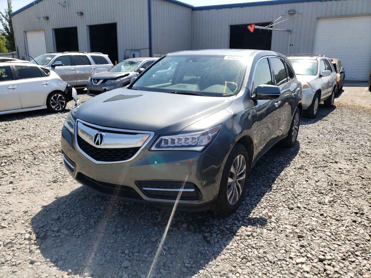 Photo 2 from auction – 2014 ACURA MDX TECHNO with VIN 5FRYD3H43EB011193