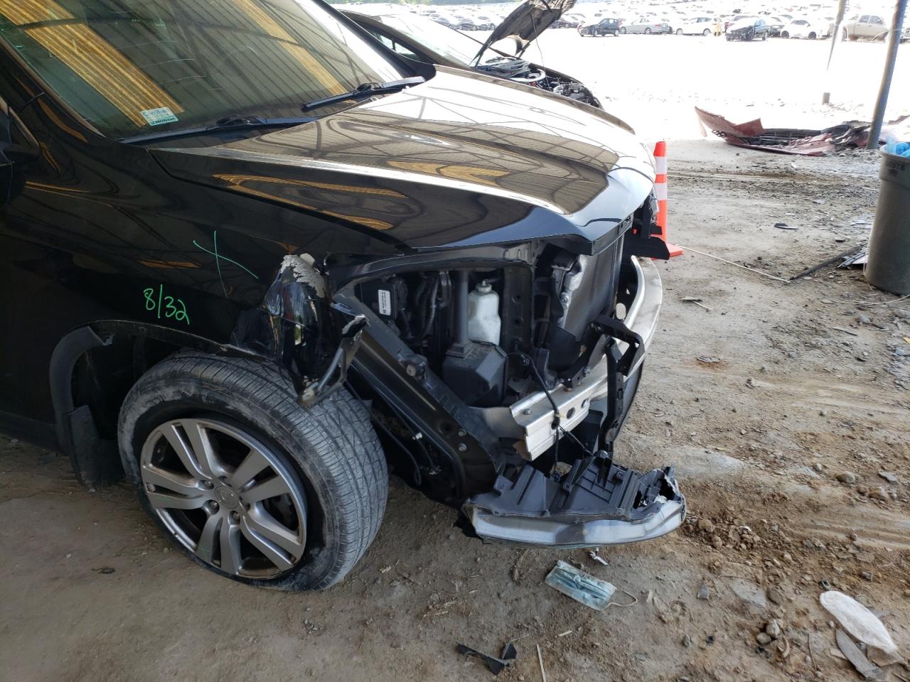 Photo 9 from auction – 2017 HONDA PILOT LX with VIN 5FNYF5H12HB002681