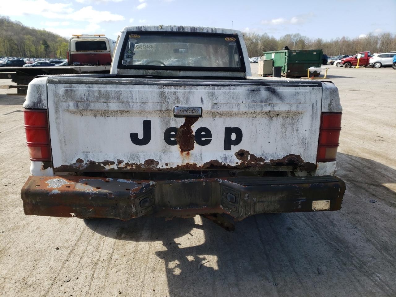 Photo 6 from auction – 1987 JEEP COMANCHE with VIN 1JTHP6316HT058788