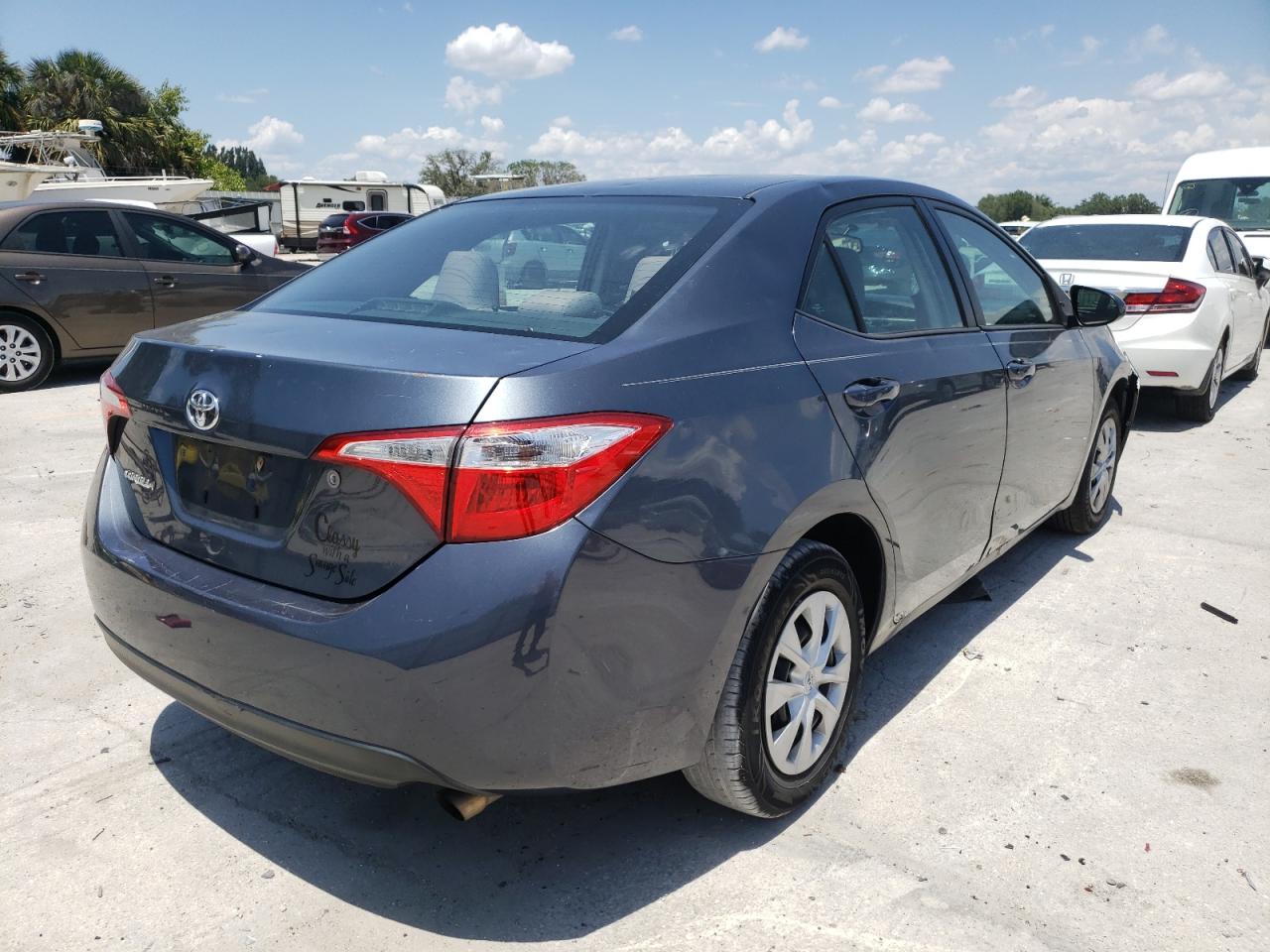 Photo 4 from auction – 2014 TOYOTA COROLLA L with VIN 2T1BURHE2EC216107