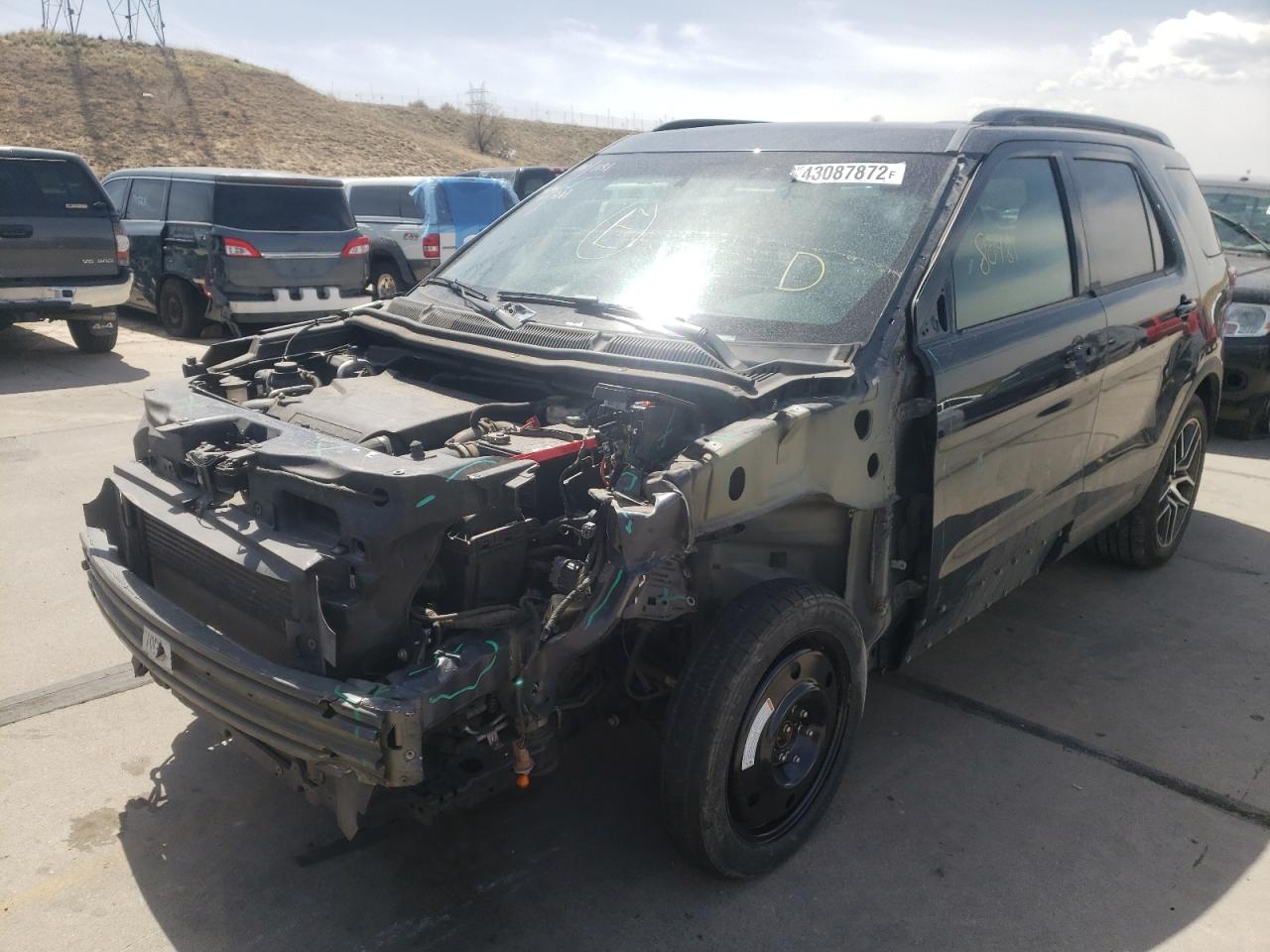 Photo 2 from auction – 2017 FORD EXPLORER S with VIN 1FM5K8GT3HGC87749