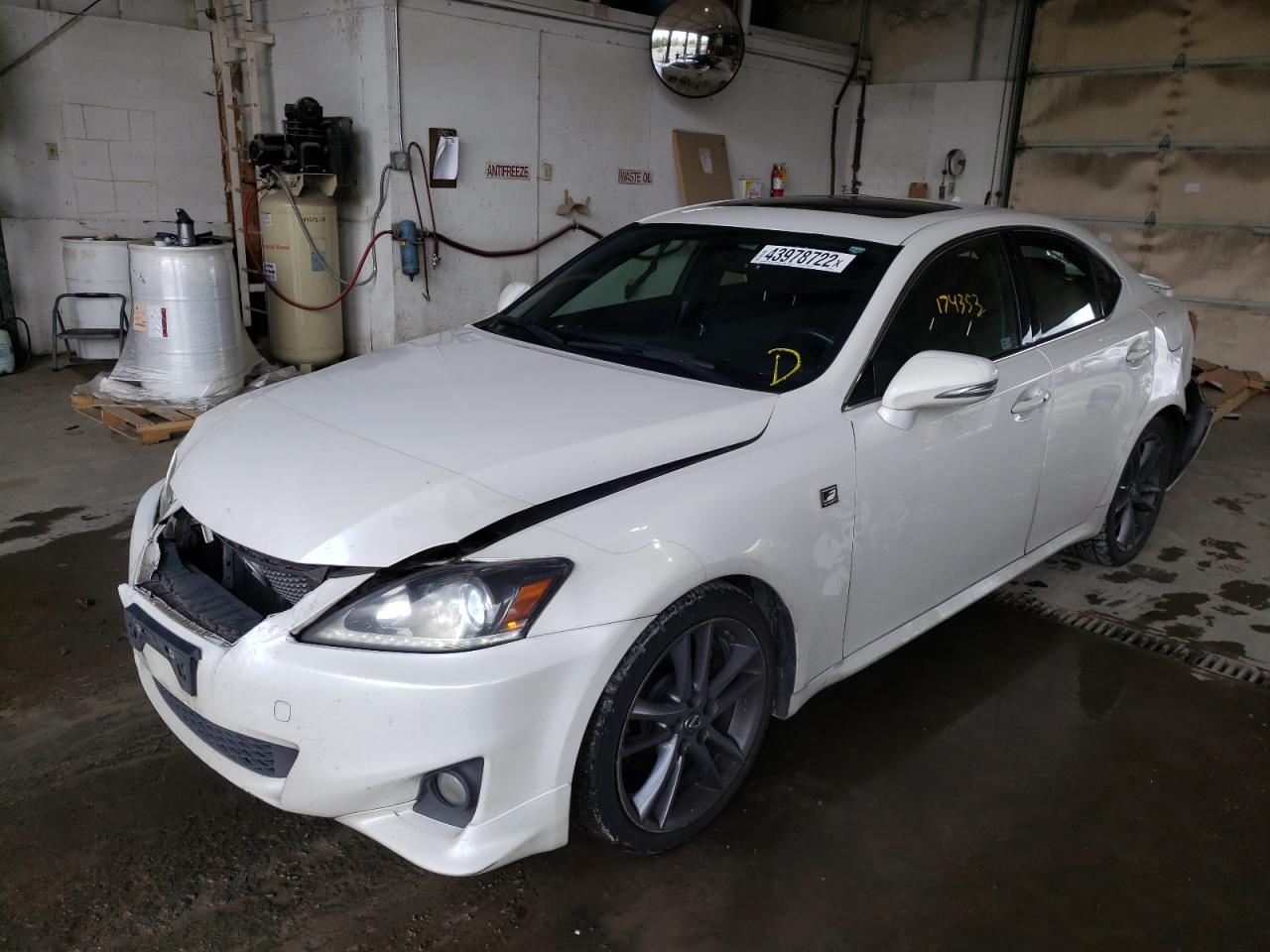 Photo 2 from auction – 2012 LEXUS IS 250 with VIN JTHBF5C2XC5161091