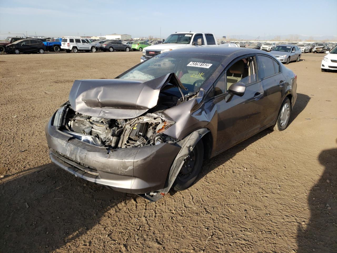 Foto 2 de la subasta – 2012 HONDA CIVIC LX con VIN 19XFB2F59CE050264