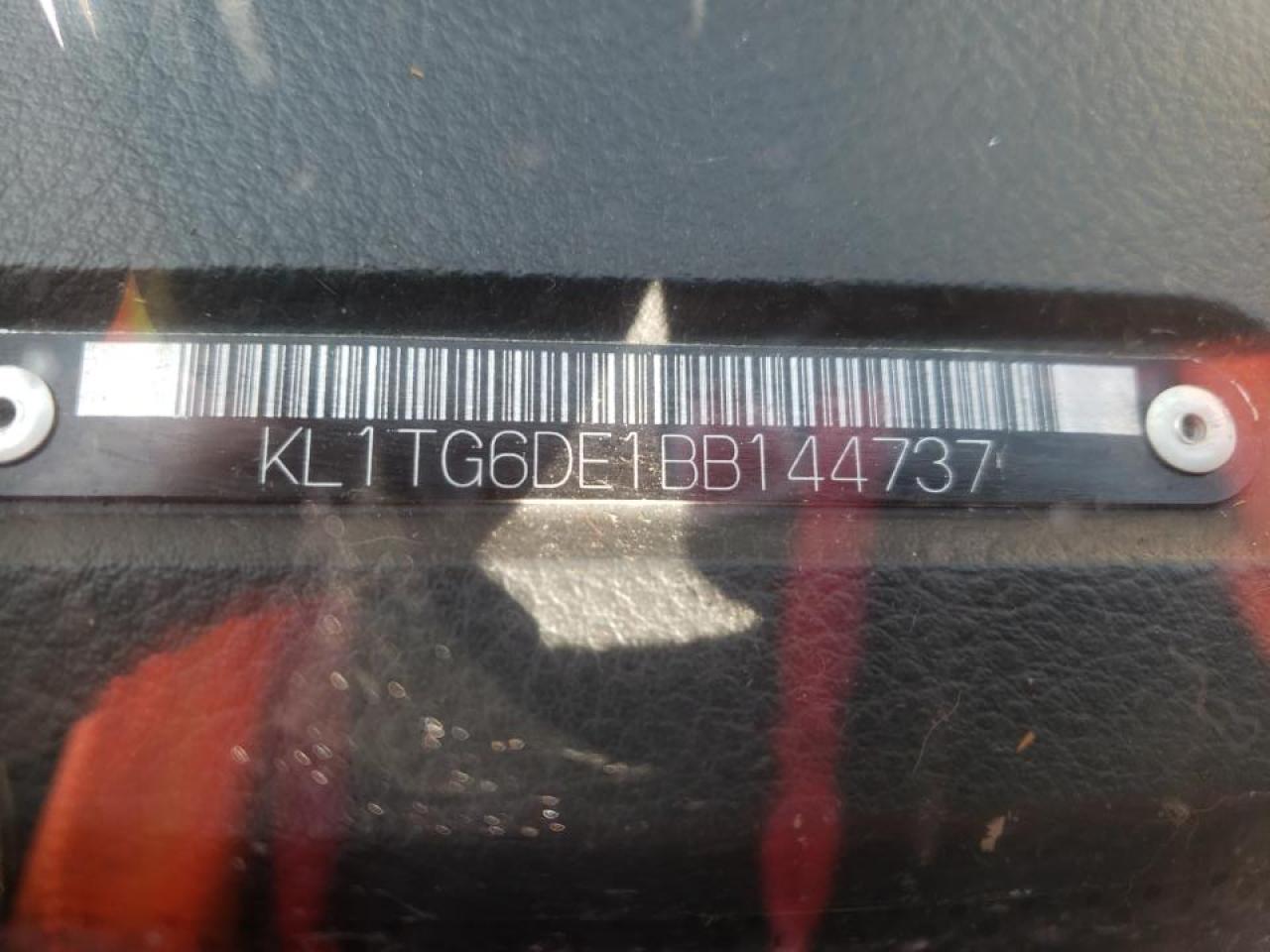 Foto 10 de la subasta – 2011 CHEVROLET AVEO LT con VIN KL1TG6DE1BB144737