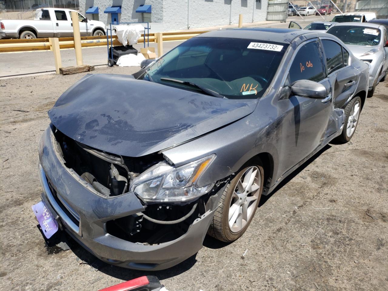 Photo 2 from auction – 2014 NISSAN MAXIMA S with VIN 1N4AA5AP7EC495559