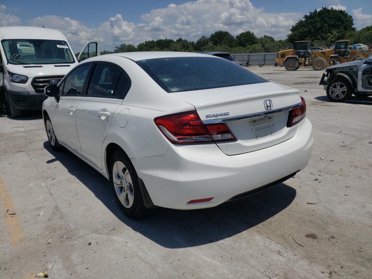 Фото 3 с аукциона – 2013 HONDA CIVIC LX с VIN 2HGFB2F58DH596271