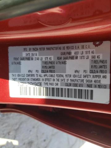 Photo 10 from auction – 2015 MAZDA 3 TOURING with VIN 3MZBM1L71FM154036