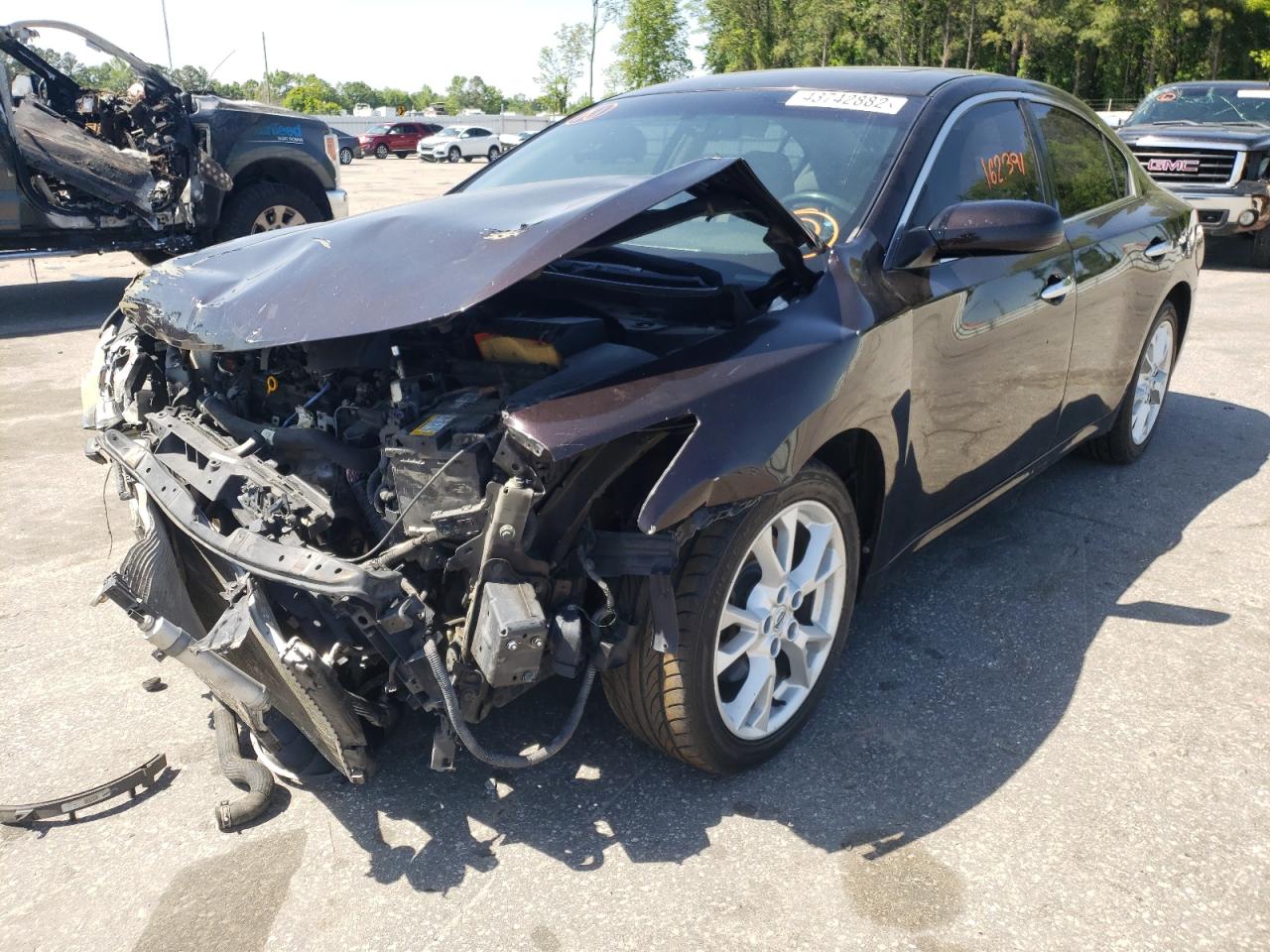 Photo 2 from auction – 2012 NISSAN MAXIMA S with VIN 1N4AA5AP9CC800427