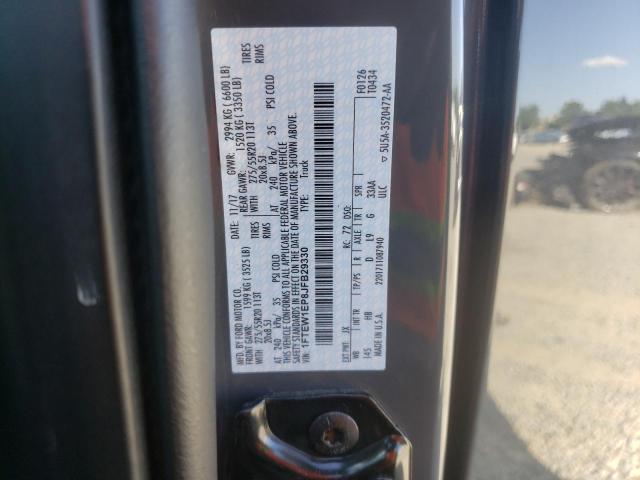 Photo 10 from auction – 2018 FORD F150 SUPER with VIN 1FTEW1EP8JFB29330