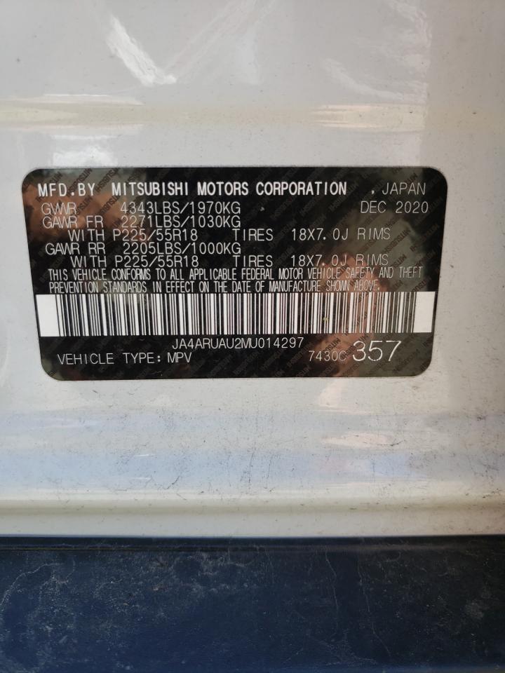 Photo 10 from auction – 2021 MITSUBISHI OUTLANDER with VIN JA4ARUAU2MU014297