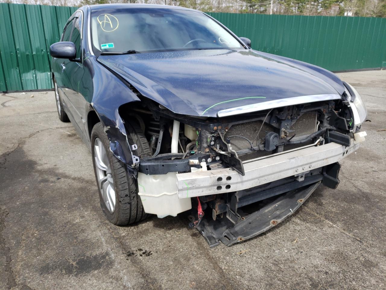 INFINITI M35 BASE 2008 with VIN JNKAY01F18M650152 - Photo from auction
