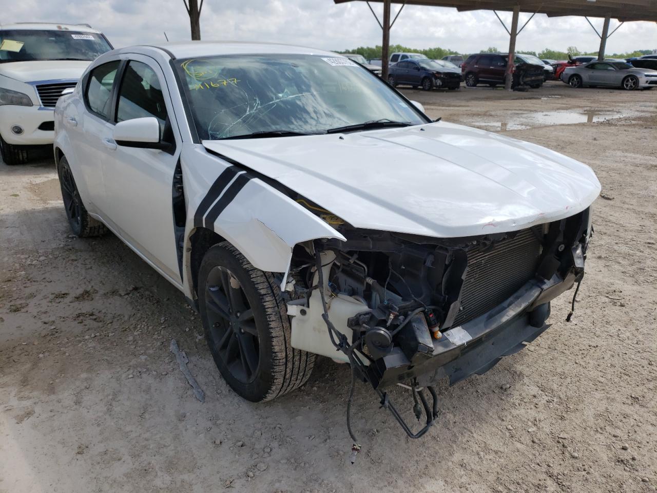 DODGE AVENGER SX 2013 with VIN 1C3CDZCB7DN711677 - Photo from auction