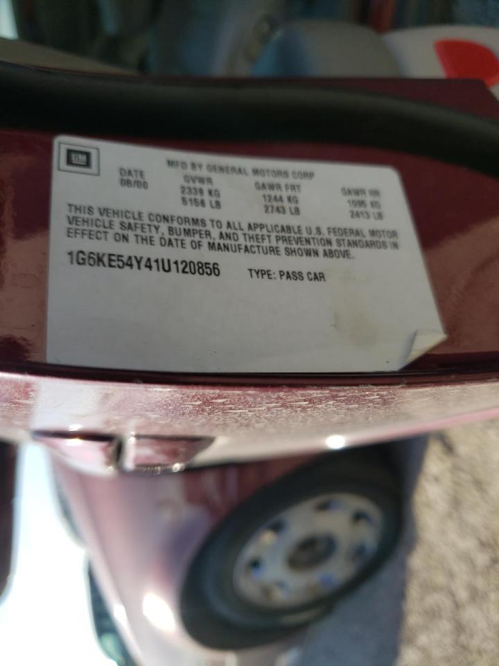 Photo 10 from auction – 2001 CADILLAC DEVILLE DH with VIN 1G6KE54Y41U120856