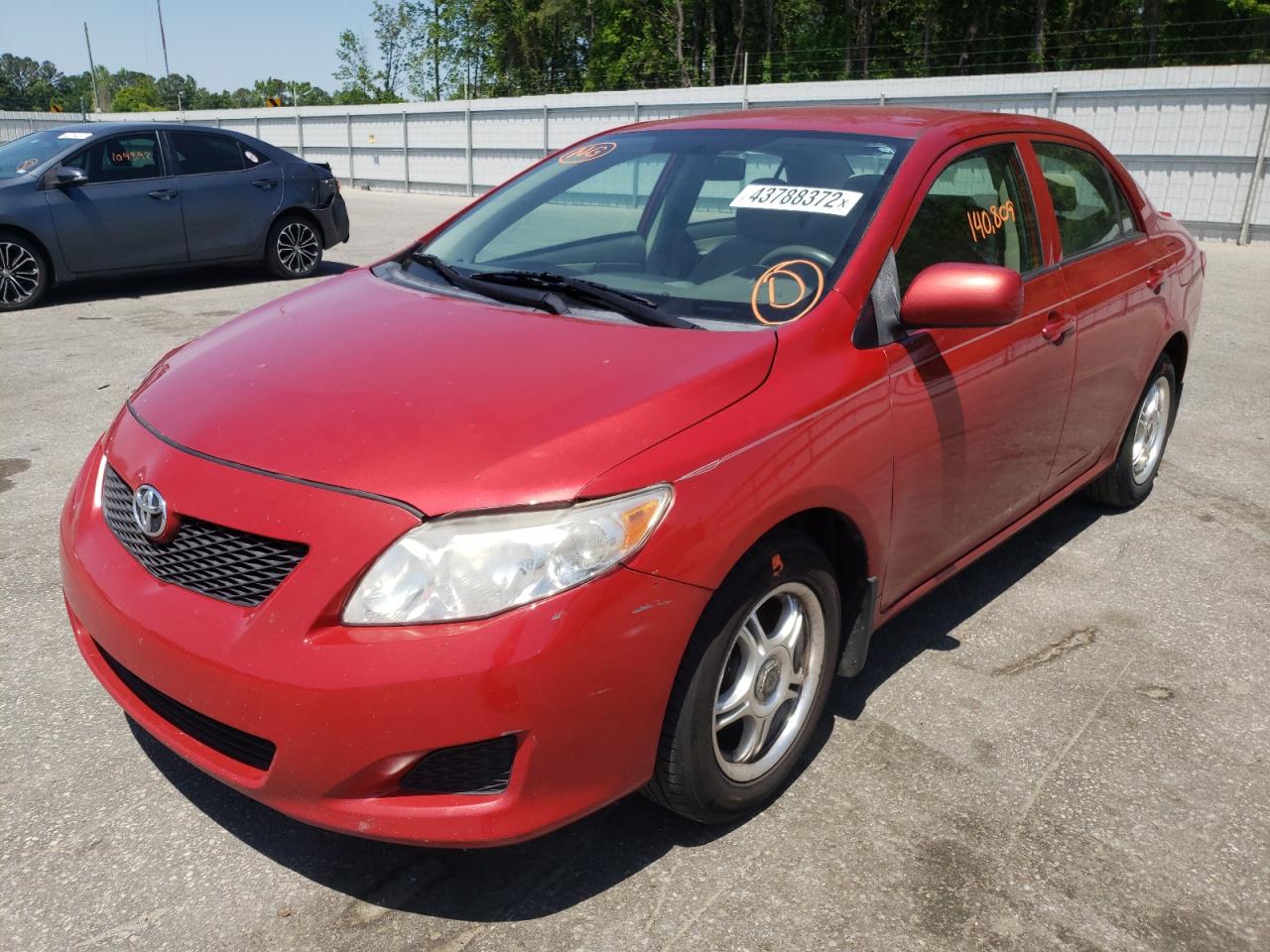 Photo 2 from auction – 2009 TOYOTA COROLLA BA with VIN 2T1BU40E99C160784