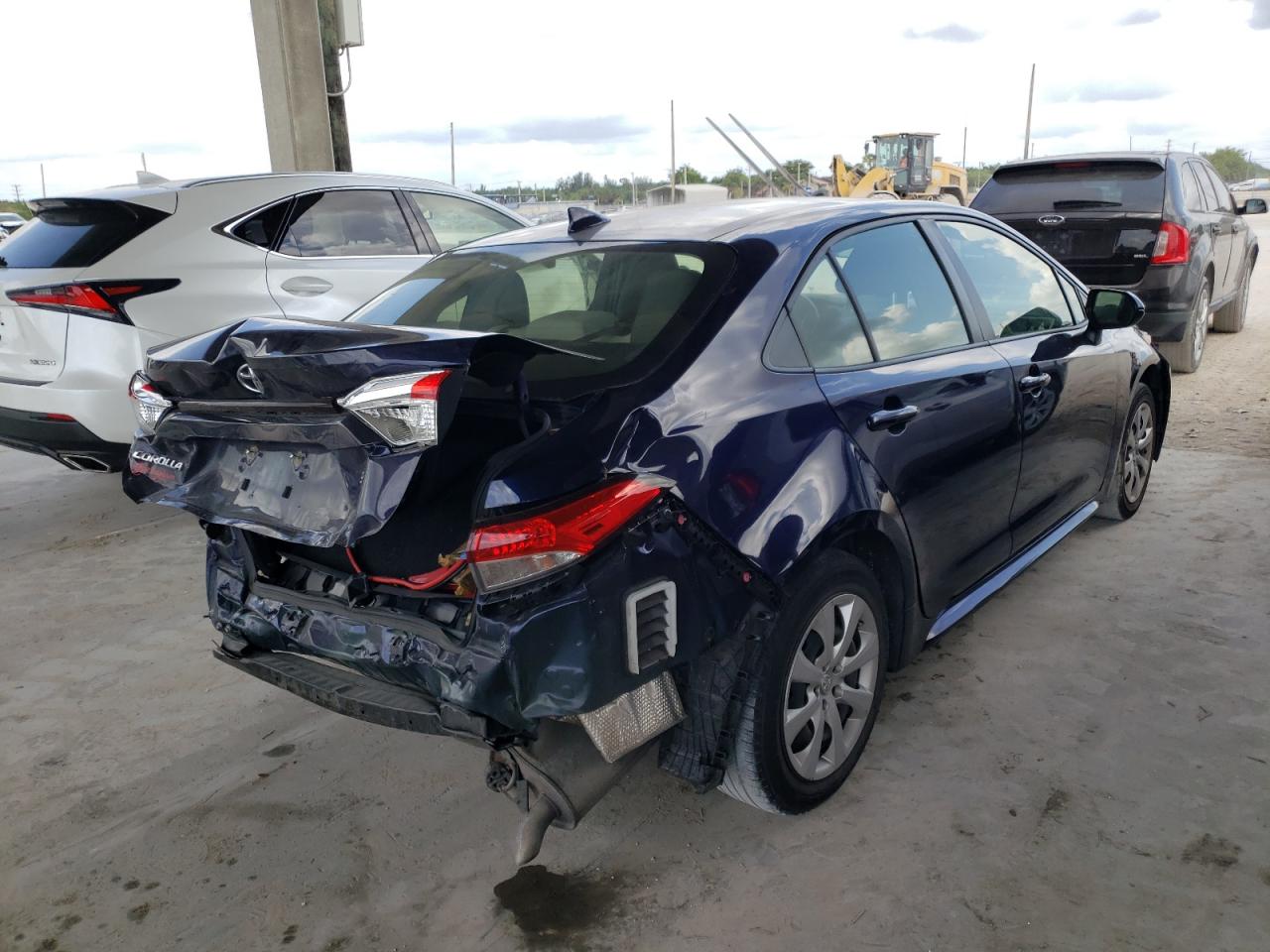 Photo 4 from auction – 2021 TOYOTA COROLLA LE with VIN JTDEPMAE7MJ130862