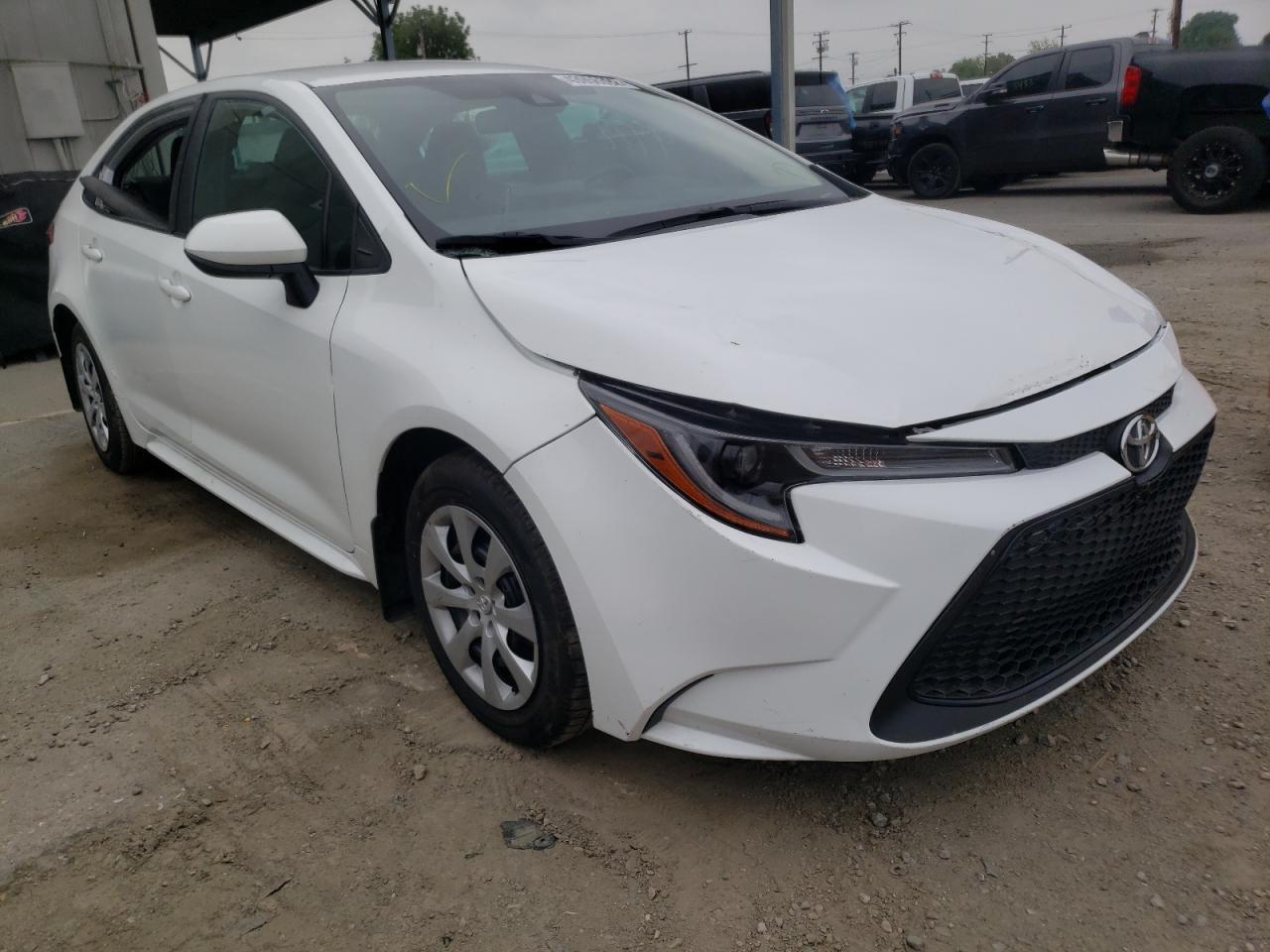 TOYOTA COROLLA LE 2021 with VIN 5YFEPMAE5MP195155 - Photo from auction