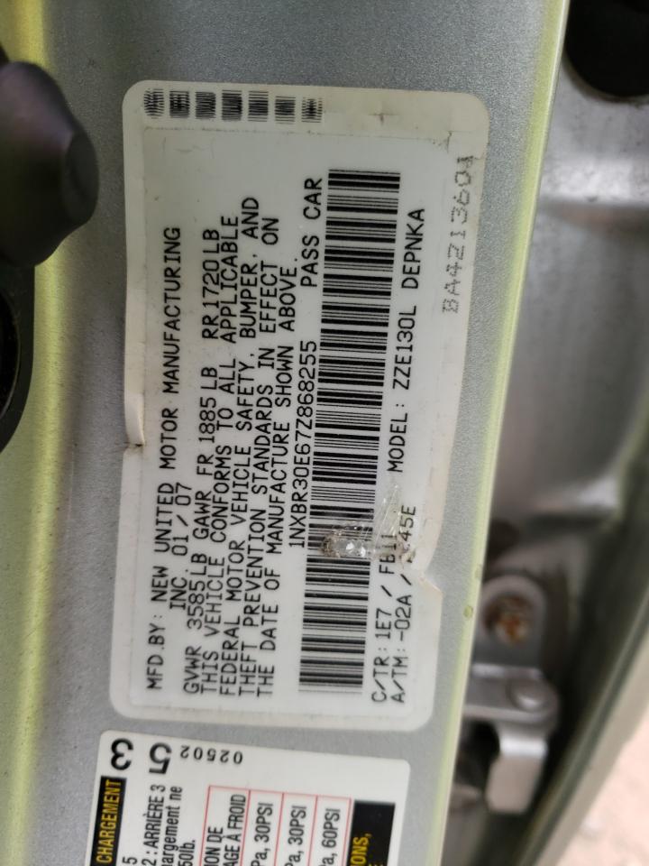 Photo 10 from auction – 2007 TOYOTA COROLLA CE with VIN 1NXBR30E67Z868255