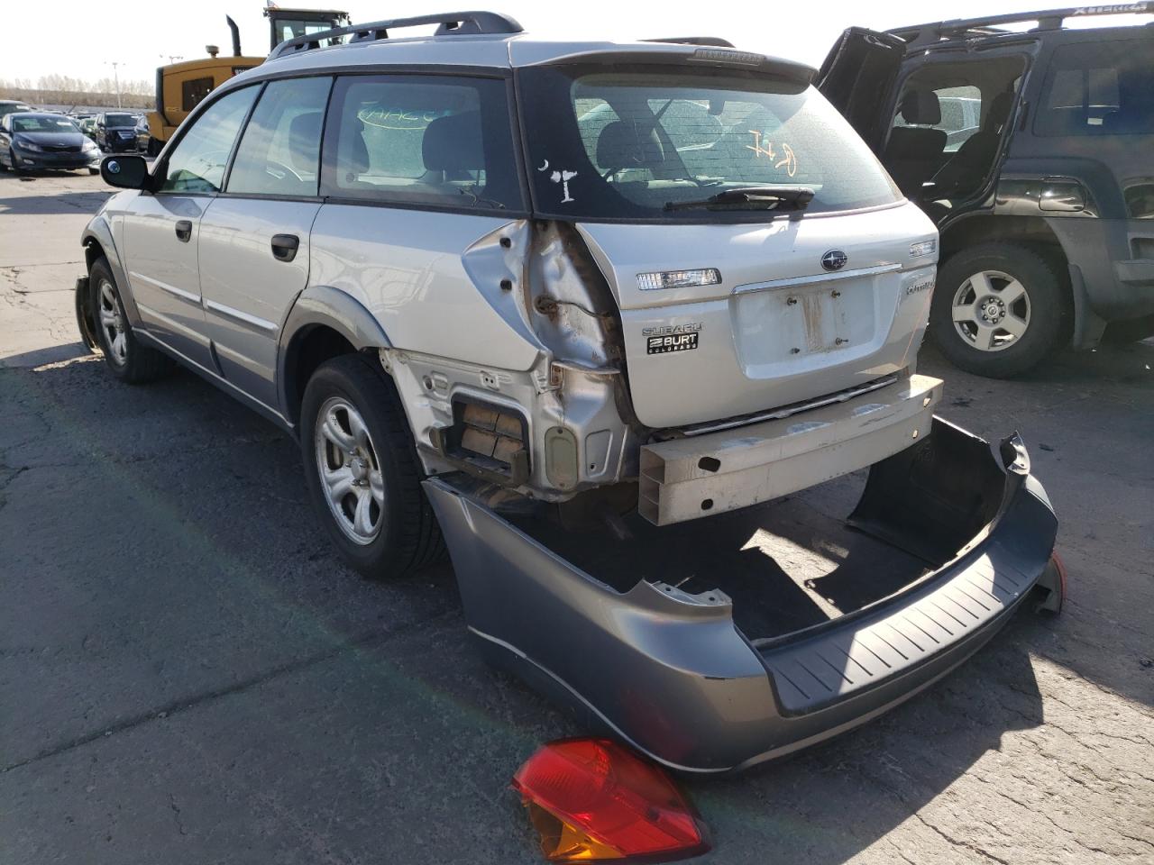 Photo 3 from auction – 2007 SUBARU LEGACY OUT with VIN 4S4BP61C376340018