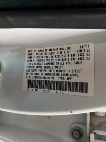 Photo 10 from auction – 2011 ACURA RDX with VIN 5J8TB2H28BA006216