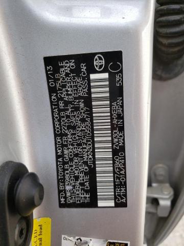 Photo 10 from auction – 2013 TOYOTA PRIUS with VIN JTDKN3DU1D5584717