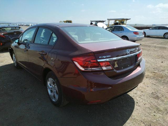 Photo 3 from auction – 2014 HONDA CIVIC LX with VIN 19XFB2F58EE262088
