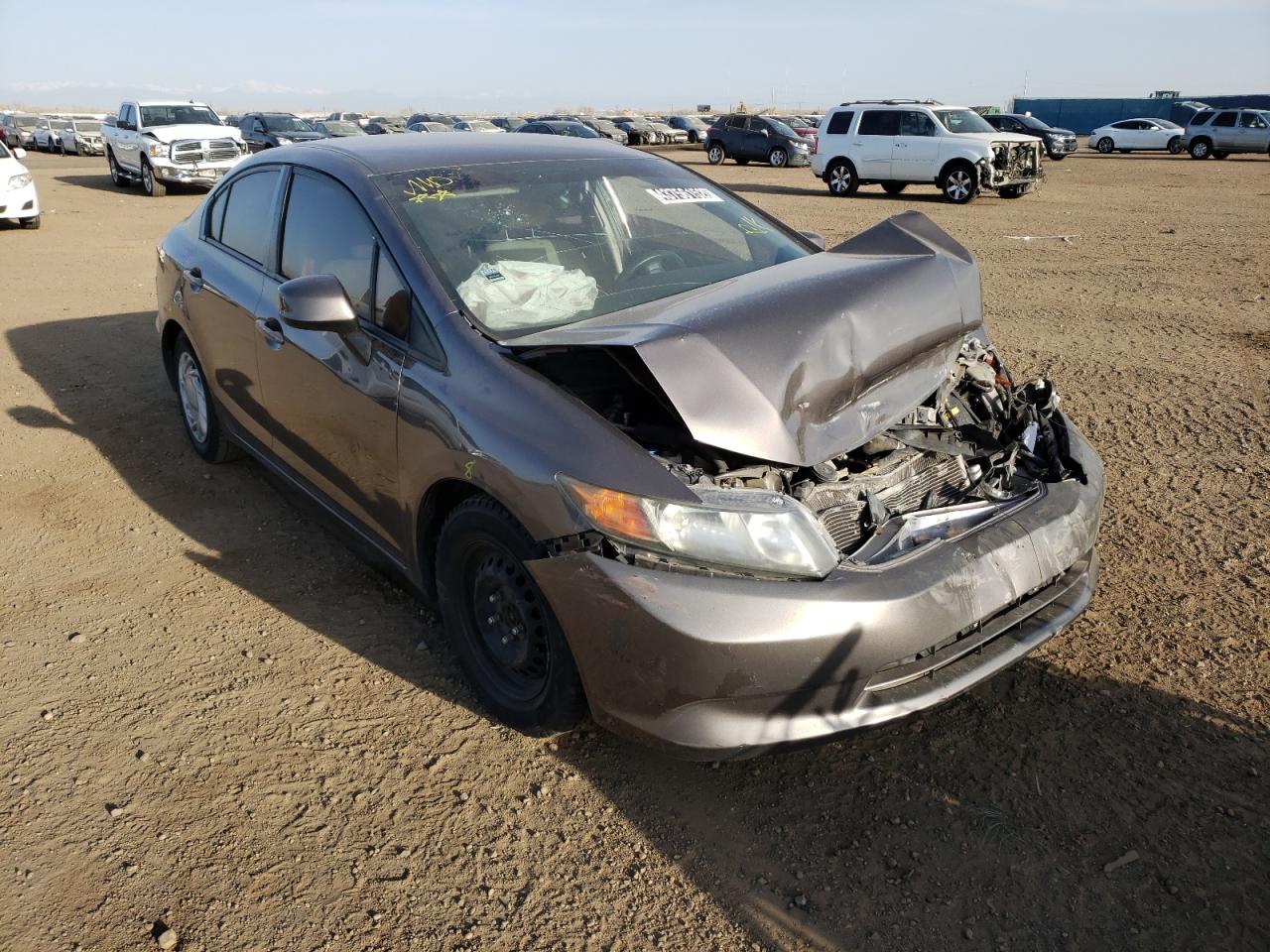 HONDA CIVIC LX 2012 with VIN 19XFB2F59CE050264 - Photo from auction