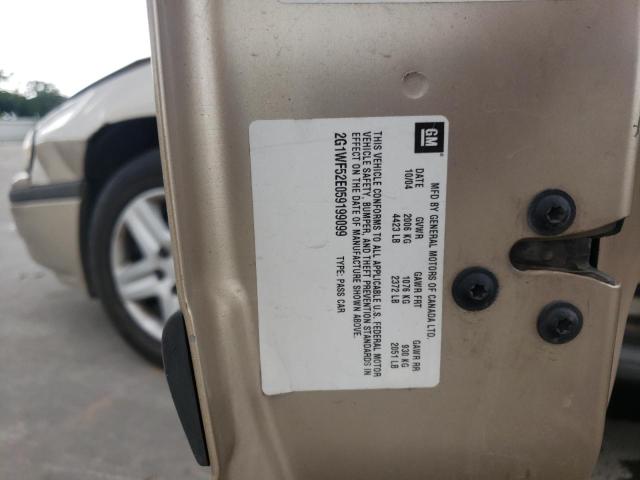 Photo 10 from auction – 2005 CHEVROLET IMPALA with VIN 2G1WF52E059199099