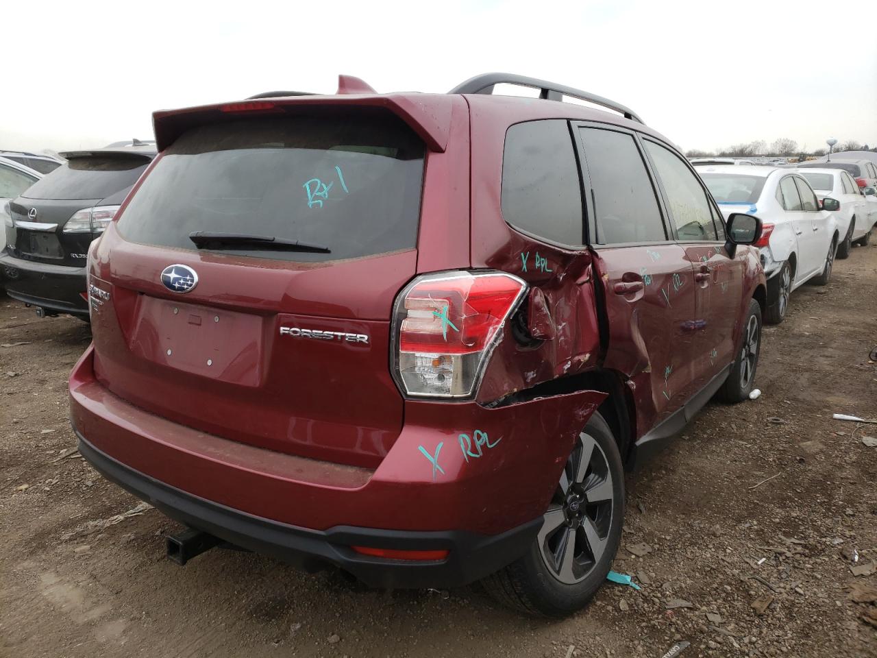 Photo 4 from auction – 2018 SUBARU FORESTER 2 with VIN JF2SJAGC6JH563599