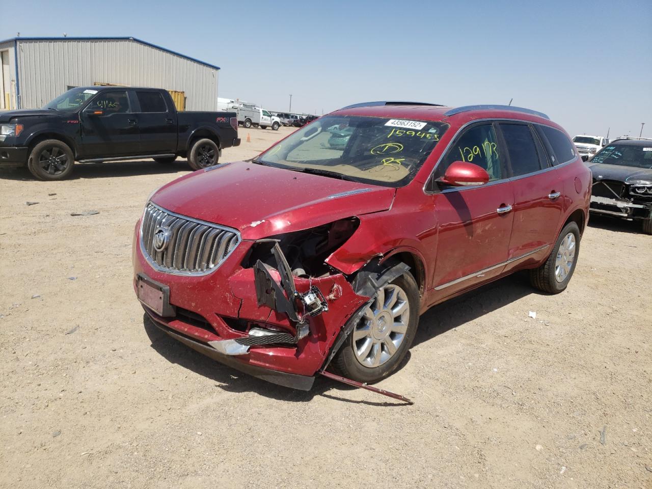 Photo 2 from auction – 2014 BUICK ENCLAVE with VIN 5GAKRBKD4EJ159455