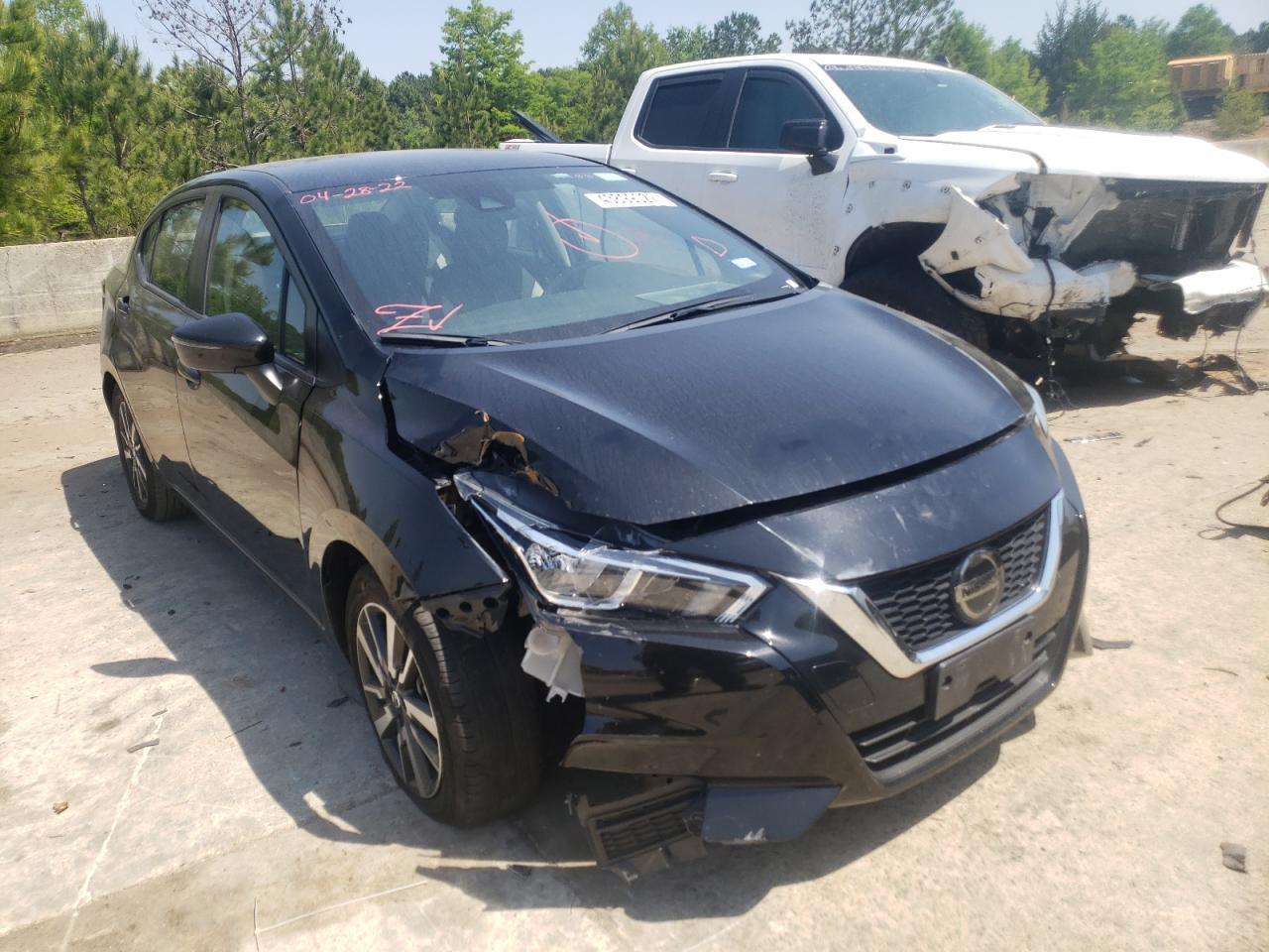 Photo 1 from auction – 2021 NISSAN VERSA SV with VIN 3N1CN8EV4ML865888