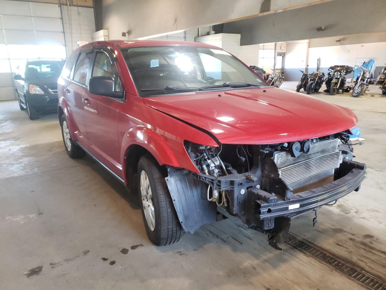Photo 1 from auction – 2013 DODGE JOURNEY SE with VIN 3C4PDCAB7DT734759