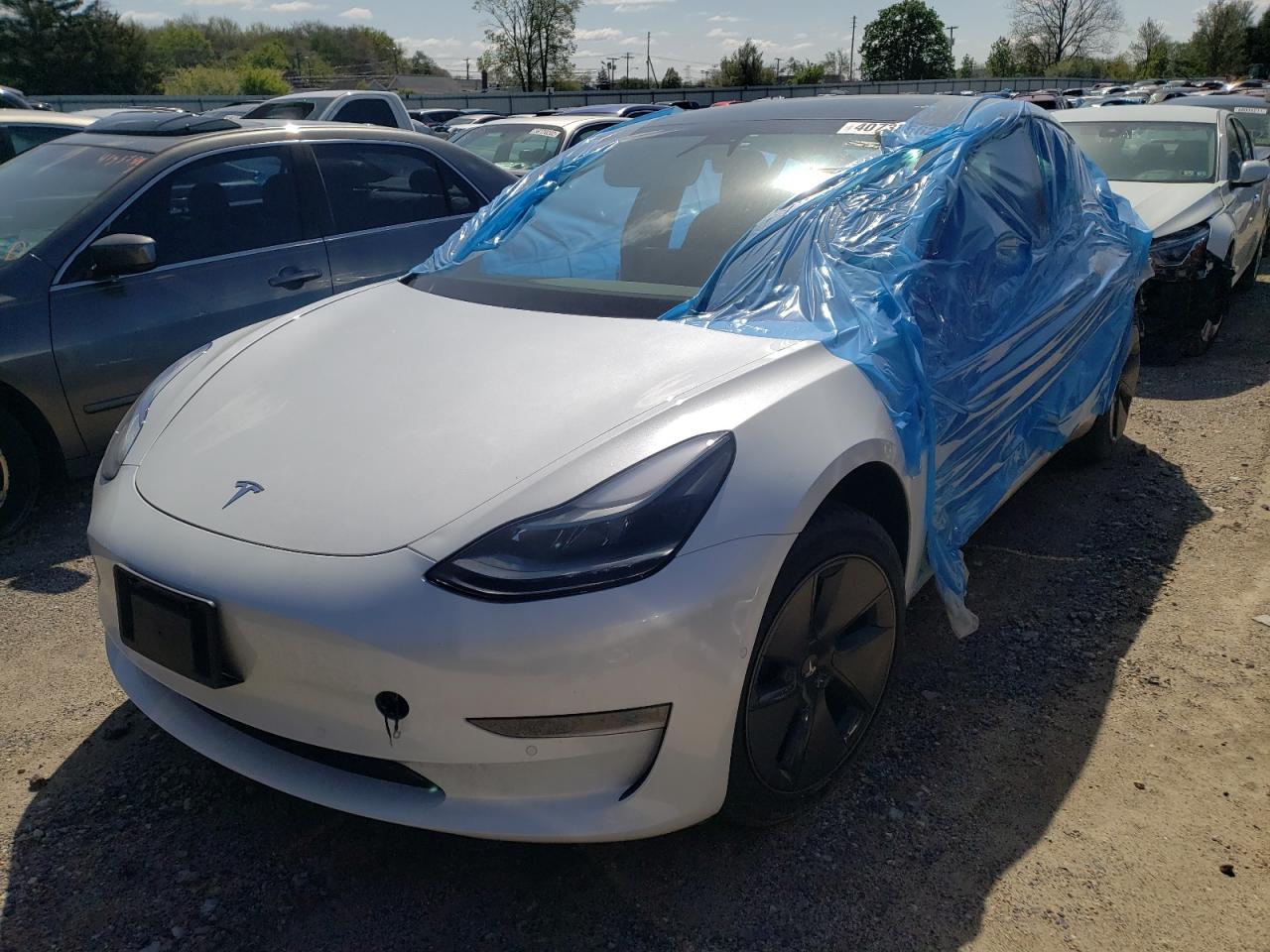 Photo 2 from auction – 2022 TESLA MODEL 3 with VIN 5YJ3E1EB8NF107014