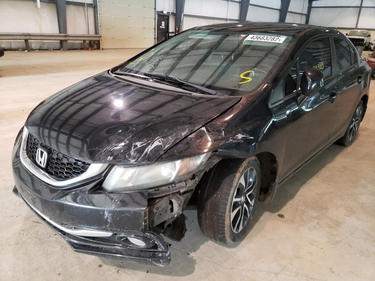 Photo 2 from auction – 2013 HONDA CIVIC EXL with VIN 19XFB2F92DE221828