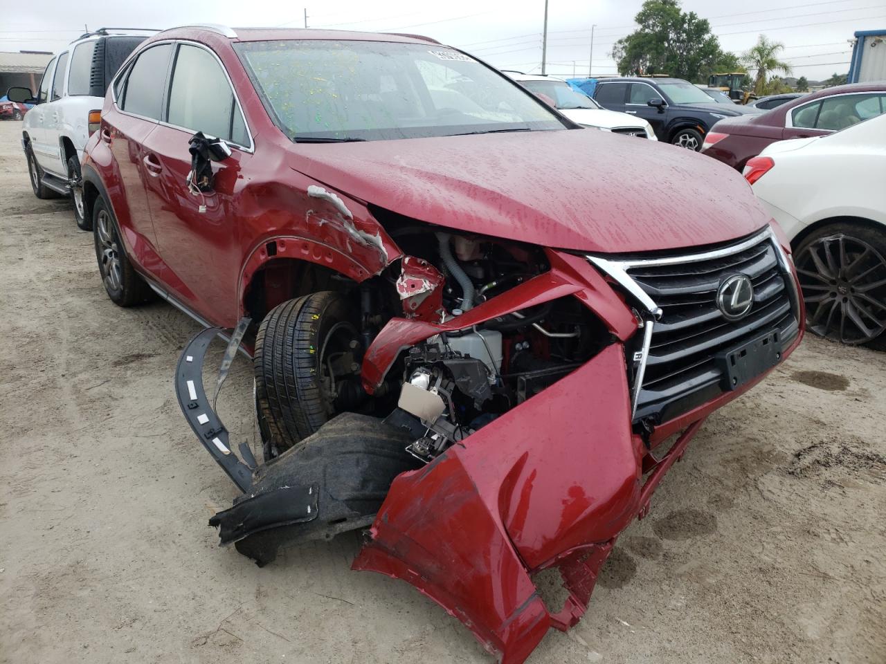 LEXUS NX 200T 2015 with VIN JTJBARBZ8F2000313 - Photo from auction