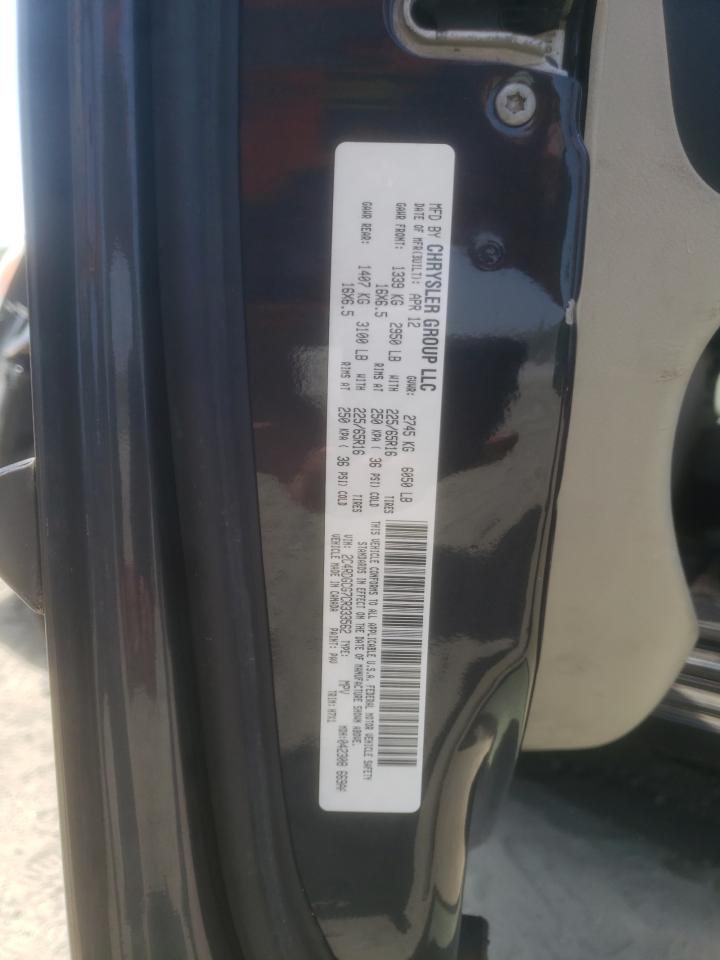 Photo 10 from auction – 2012 DODGE GRAND CARA with VIN 2C4RDGCG7CR333562