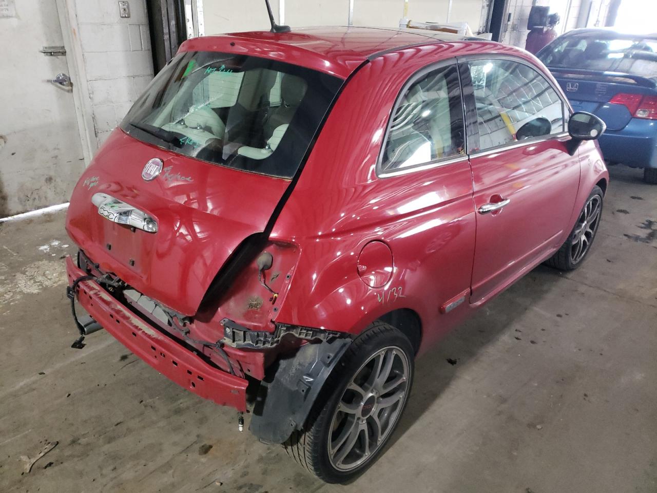 Photo 4 from auction – 2012 FIAT 500 LOUNGE with VIN 3C3CFFCR7CT348043