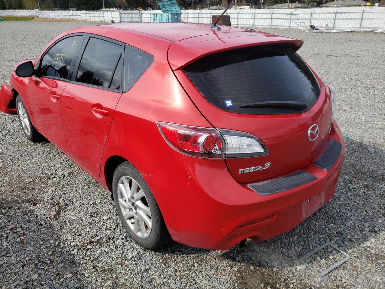 Photo 3 from auction – 2013 MAZDA 3 I with VIN JM1BL1LP8D1756173