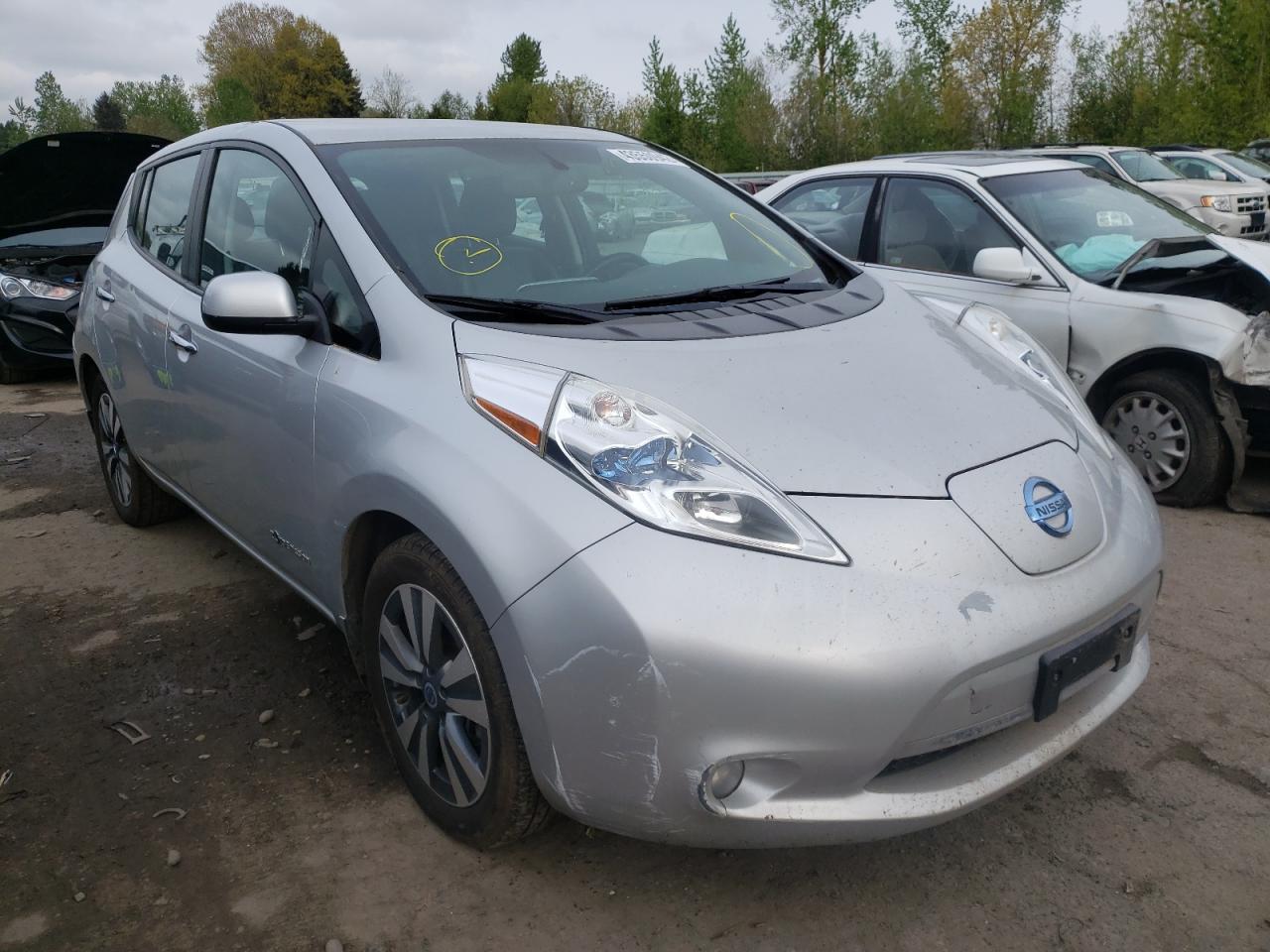 NISSAN LEAF S 2013 with VIN 1N4AZ0CP2DC401434 - Photo from auction