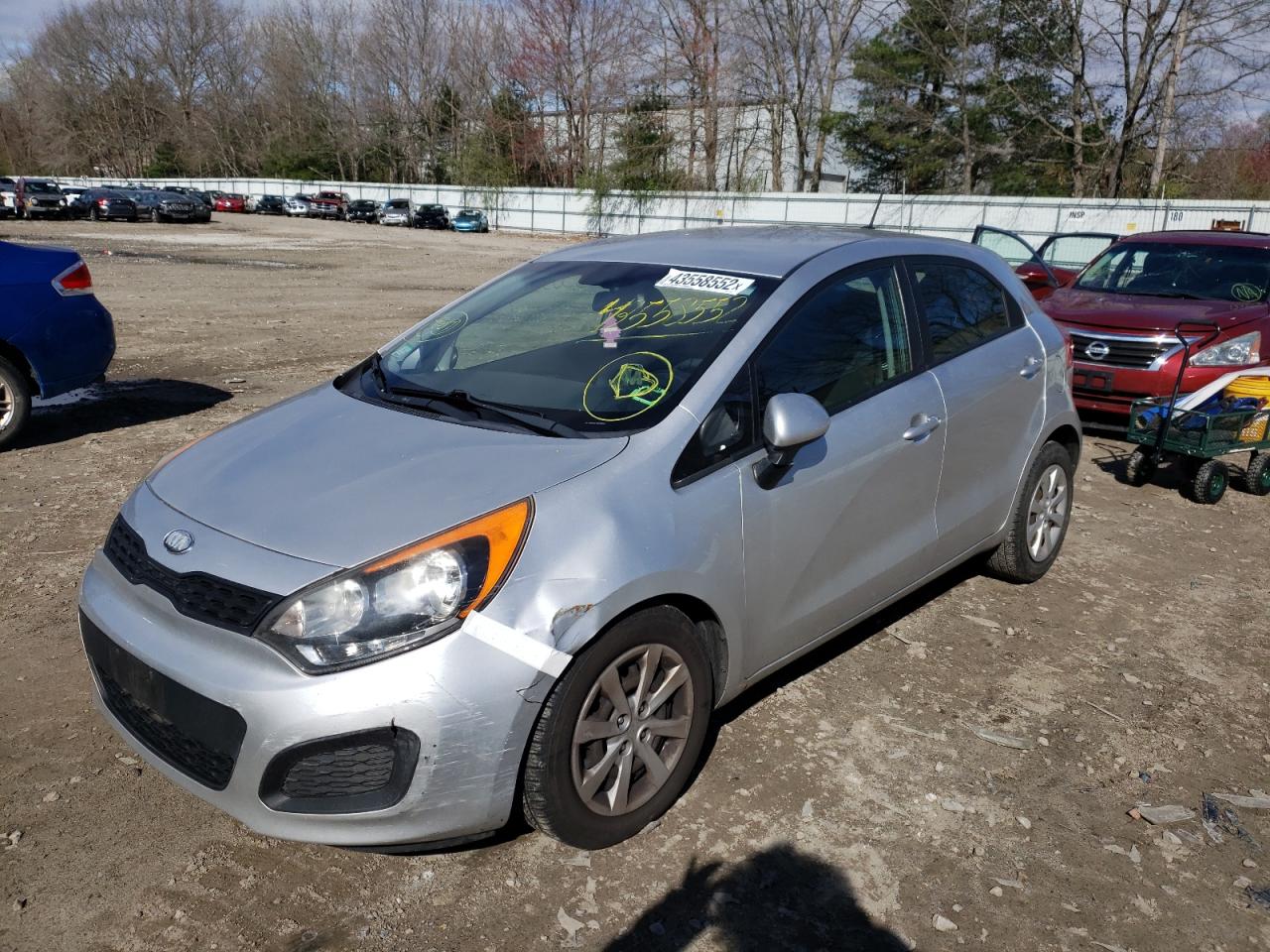 Photo 2 from auction – 2013 KIA RIO LX with VIN KNADM5A33D6212953