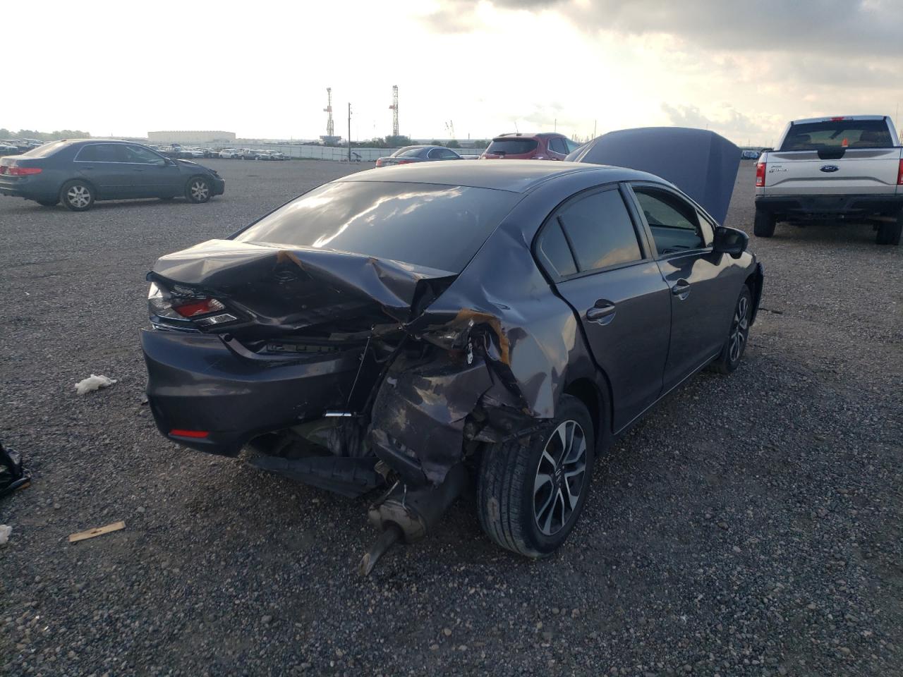 Photo 4 from auction – 2015 HONDA CIVIC EX with VIN 19XFB2F86FE000632