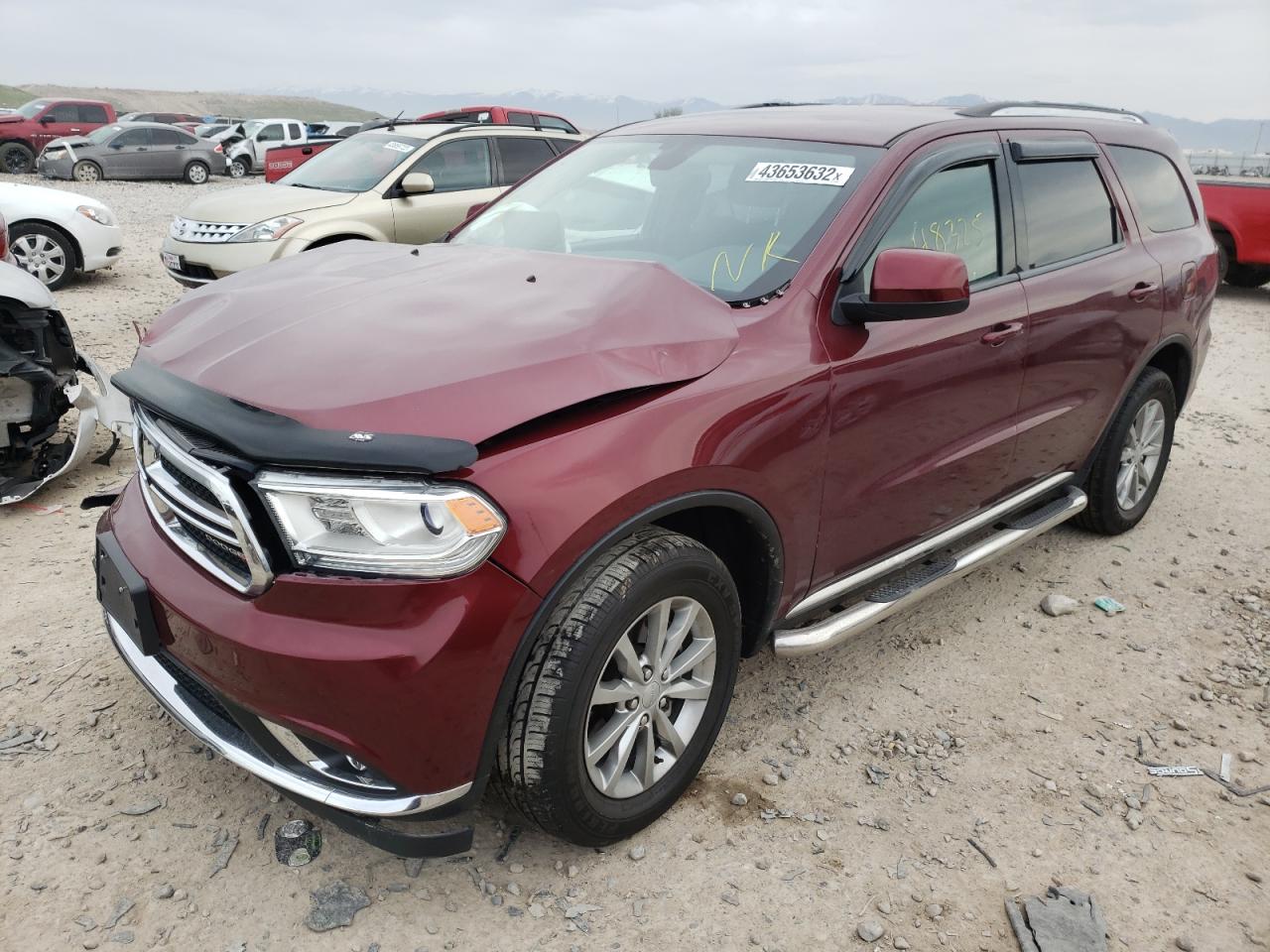 Photo 2 from auction – 2017 DODGE DURANGO SX with VIN 1C4RDJAG7HC937418