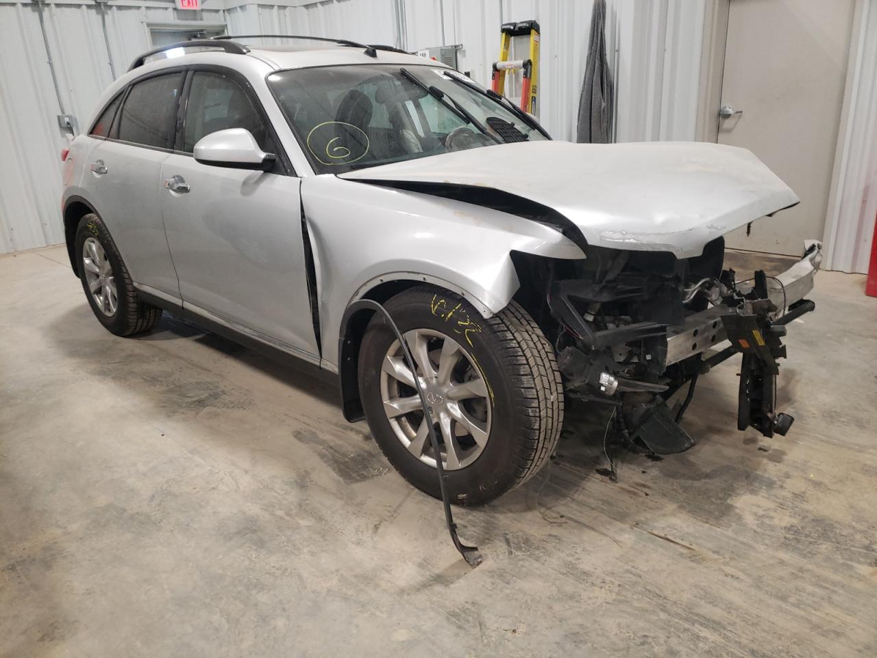 INFINITI FX35 2008 with VIN JNRAS08W78X203283 - Photo from auction