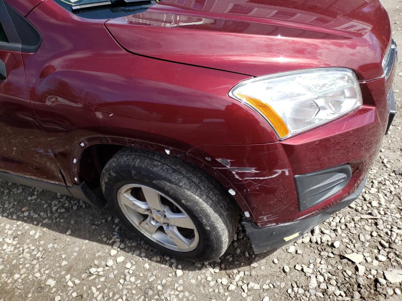 Photo 9 from auction – 2016 CHEVROLET TRAX LS with VIN 3GNCJNSB6GL262843