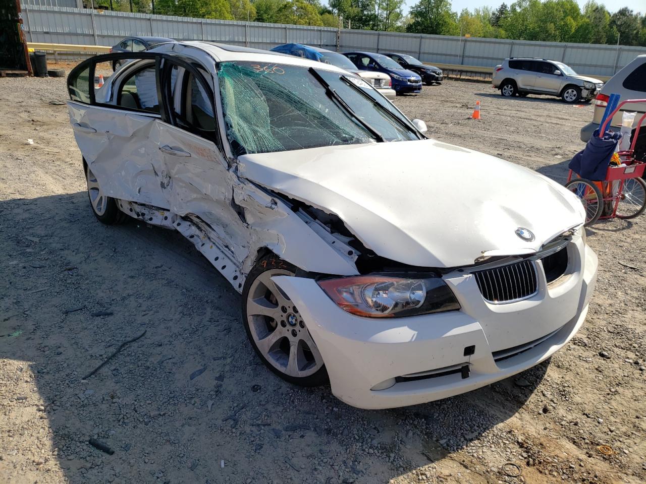 BMW 335 I 2008 with VIN WBAVB73588VH24971 - Photo from auction